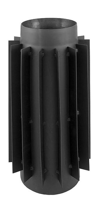 DARCO D-180 mm radiatorinis dūmtraukio vamzdis. Kamino pajungimo vamzdis šilumokaitis židiniams ir krosnelėms. Dūmų vamzdis radiatorius.