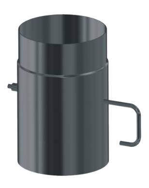 DARCO D-160 mm dūmtraukio sklendė. Dūmų sklendė. Kamino sklendė židiniams ir krosnelėms.