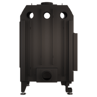 SAVEN ENERGY 75x50x47L (15,1kW) ECO kampinis židinys. Plieninė židinio kapsulė kampiniu į šoną atidarimu stiklu.