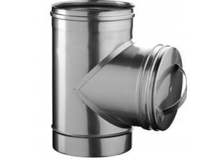 Idėklas 5m / ⌀200 SU MONTAVIMU! Nerūdijančio plieno apvalus kamino įdėklas. Pilnas komplektas su montavimo darbais