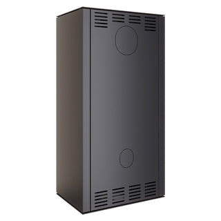SAVEN VATRA XL 50x50 BLACK ECO židinys - krosnelė su juodu šamotu pakuroje.