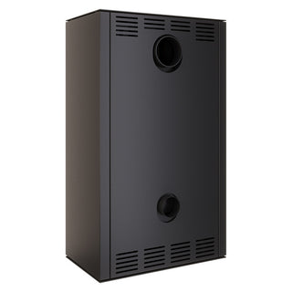 SAVEN VATRA XXL 60x50 BLACK ECO židinys - krosnelė su juodu šamotu pakuroje.