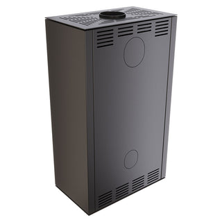 SAVEN VATRA XXL 60x50 BLACK ECO židinys - krosnelė su juodu šamotu pakuroje.