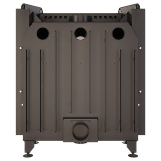 SAVEN ENERGY 90x50 BLACK (19kW) ECO židinys su juodu šamotu pakuroje. Plieninė židinio kapsulė į viršų pakeliamu stiklu.