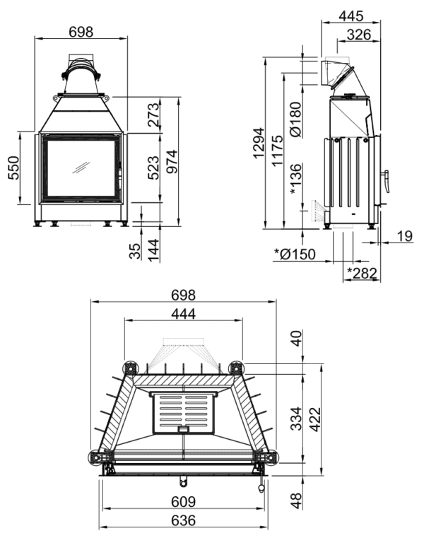 Spartherm mini s zidinio kapsules brezinys