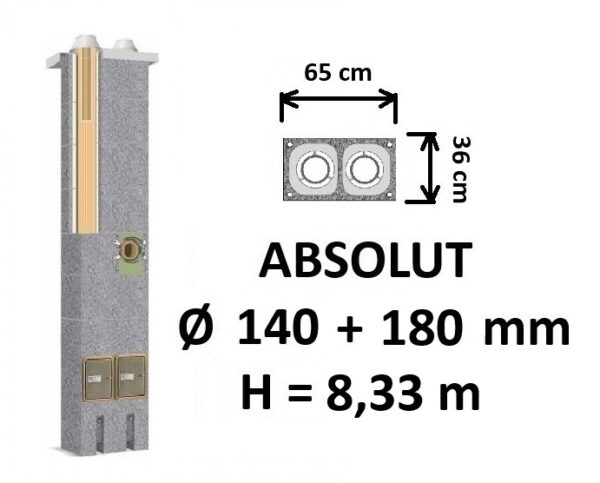 Schiedel ABSOLUT keramikinis kaminas 7 1